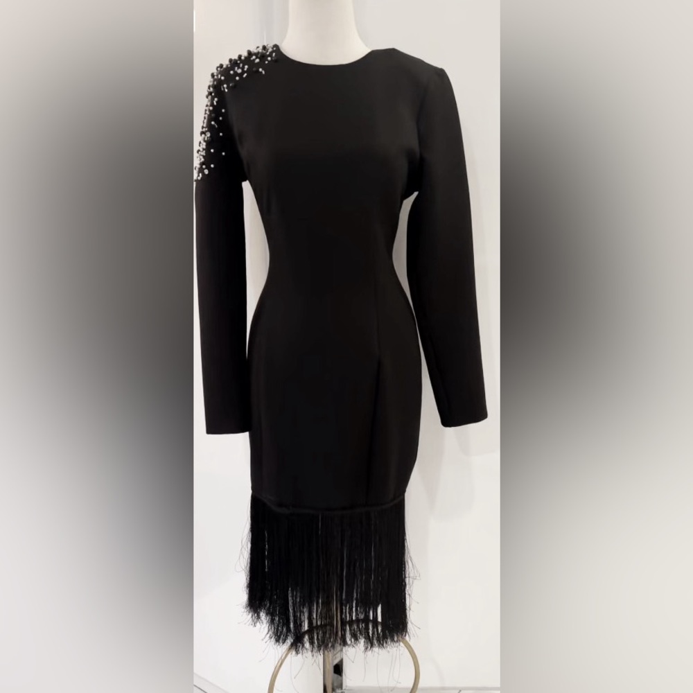Perlé Donna black dress
